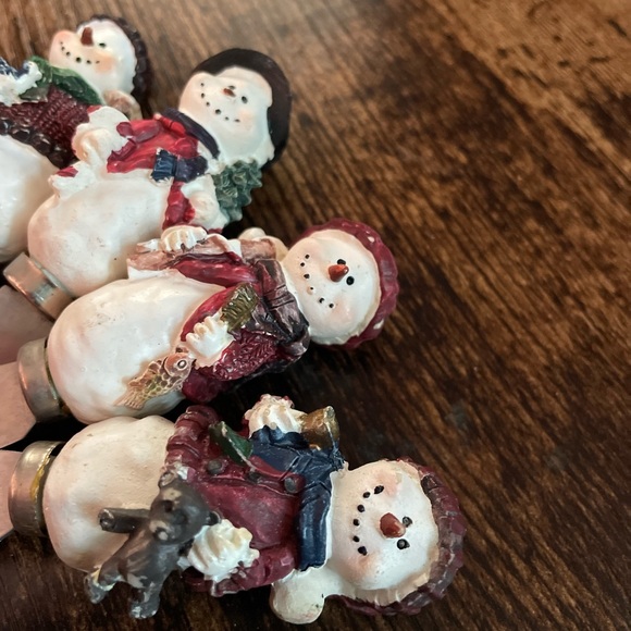 Set of 4 Snowmen Cheese Spreader Knives - Picture 3 of 3